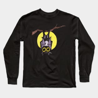 Cute Wide Eyed Bat Long Sleeve T-Shirt